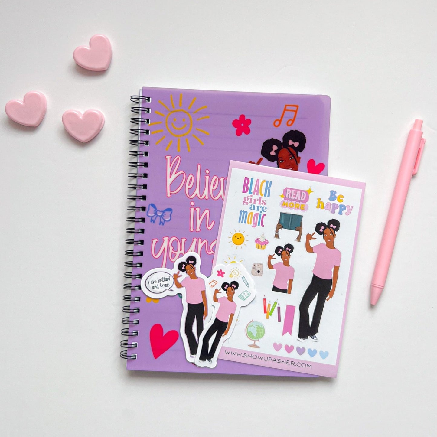 'Baby Girl you are Magic' Notebook Set