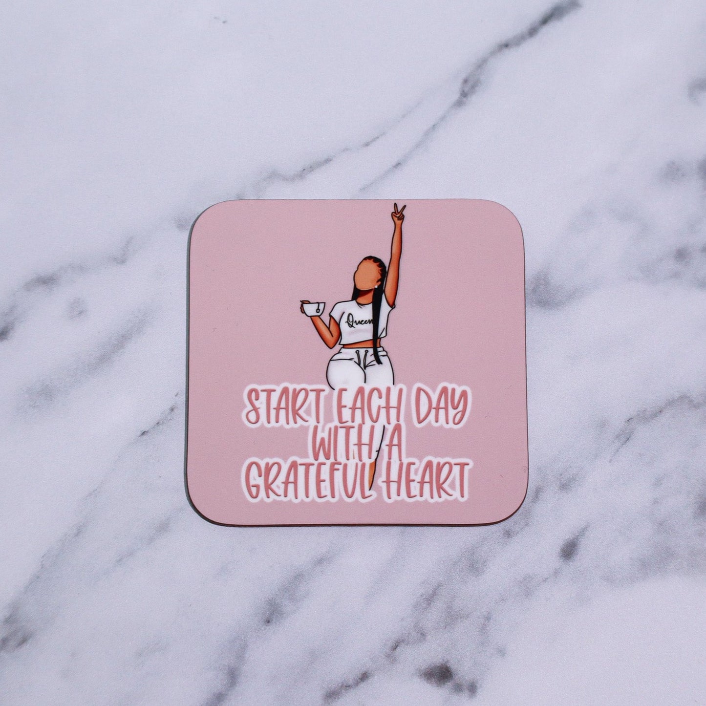 'Grateful Heart' Coaster