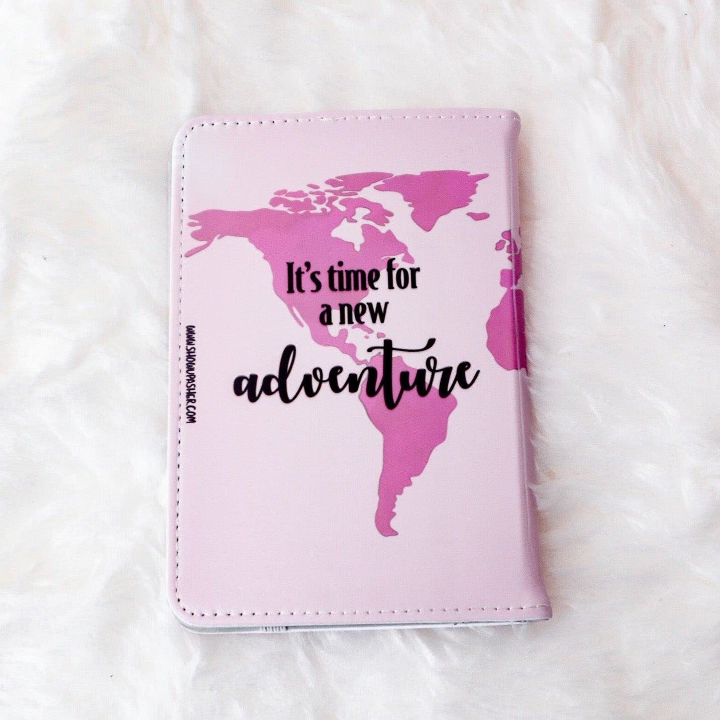 Illustrated black girl passport cover - personalised travel accessory