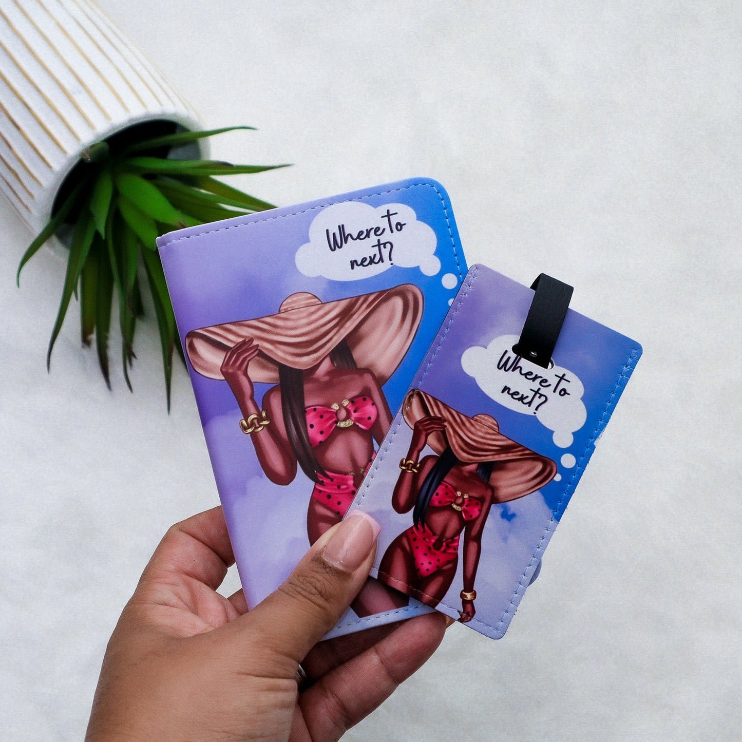 'Where to next' Travel Set - Pink