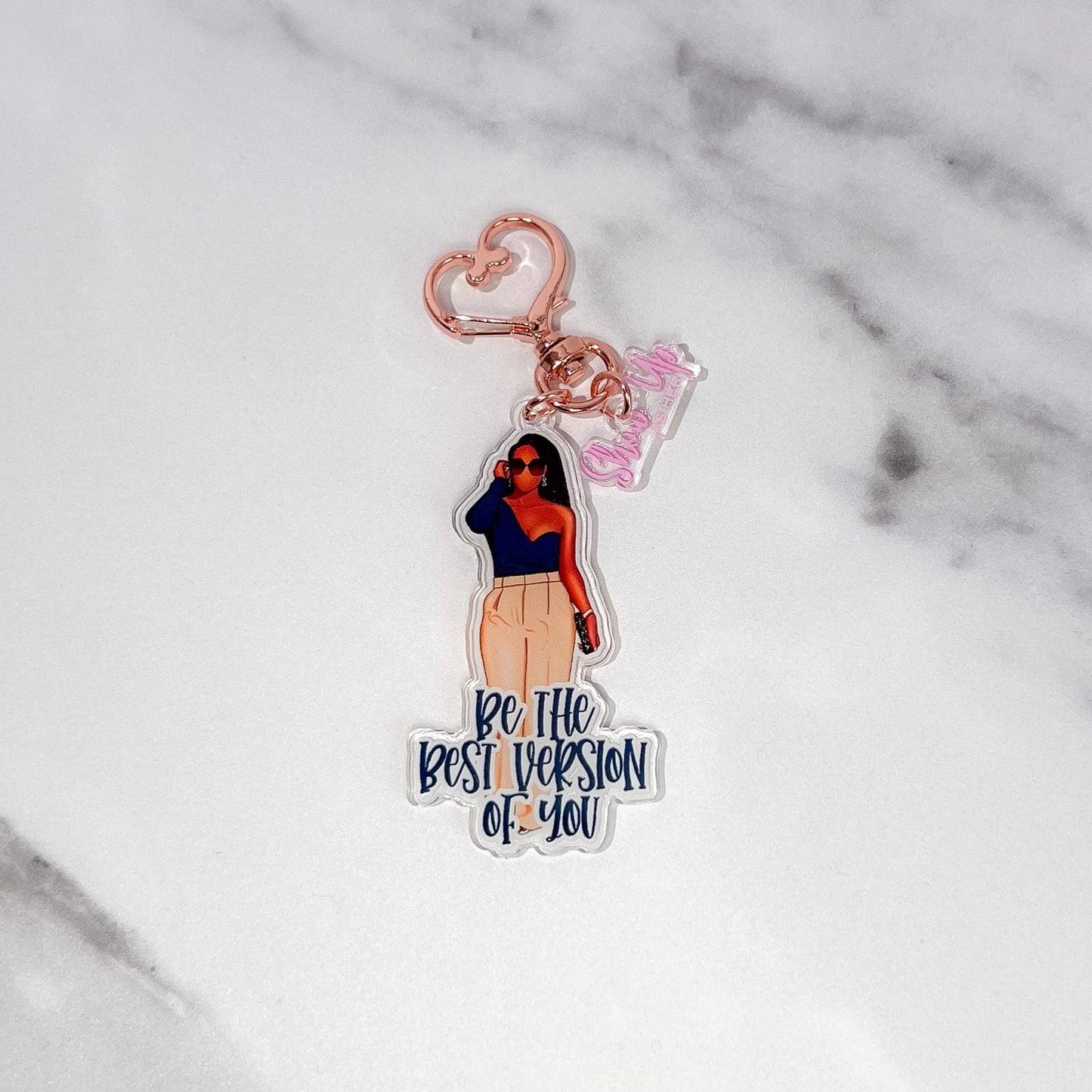 'Best Version Of You' Acrylic Keychain