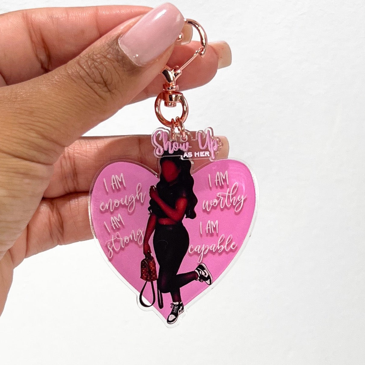 'Affirmation' Acrylic Keychain