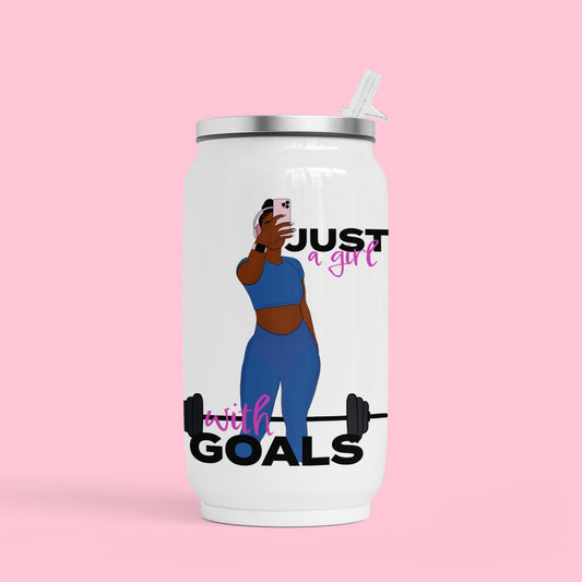 'Girl with Goals' Drink Cup