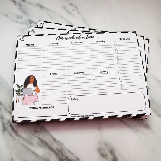 'One Week At A Time' Notepad