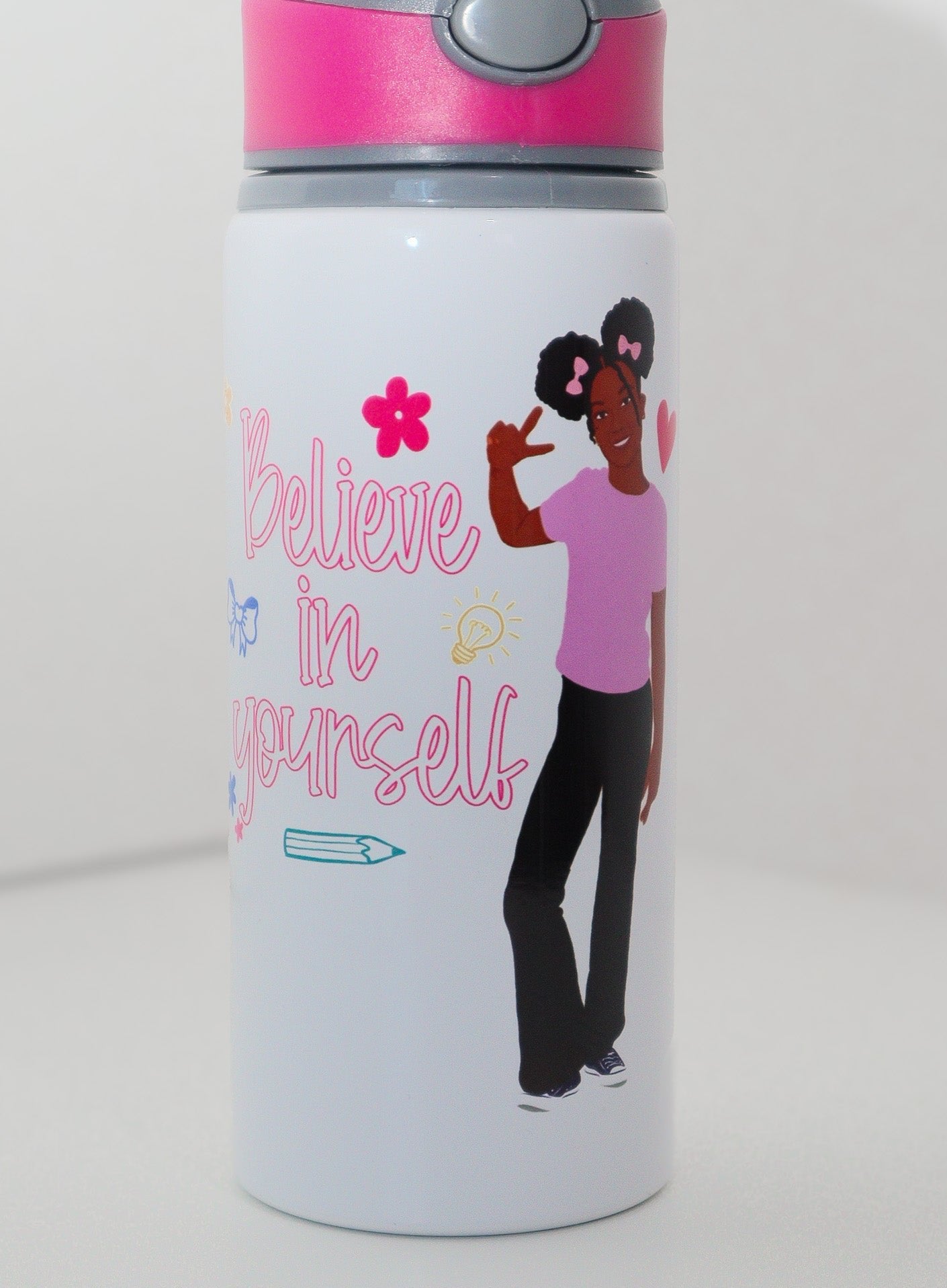 'Believe in yourself' Water Bottle
