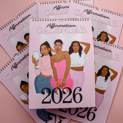 A4 2026 Illustrated Portrait Calendar