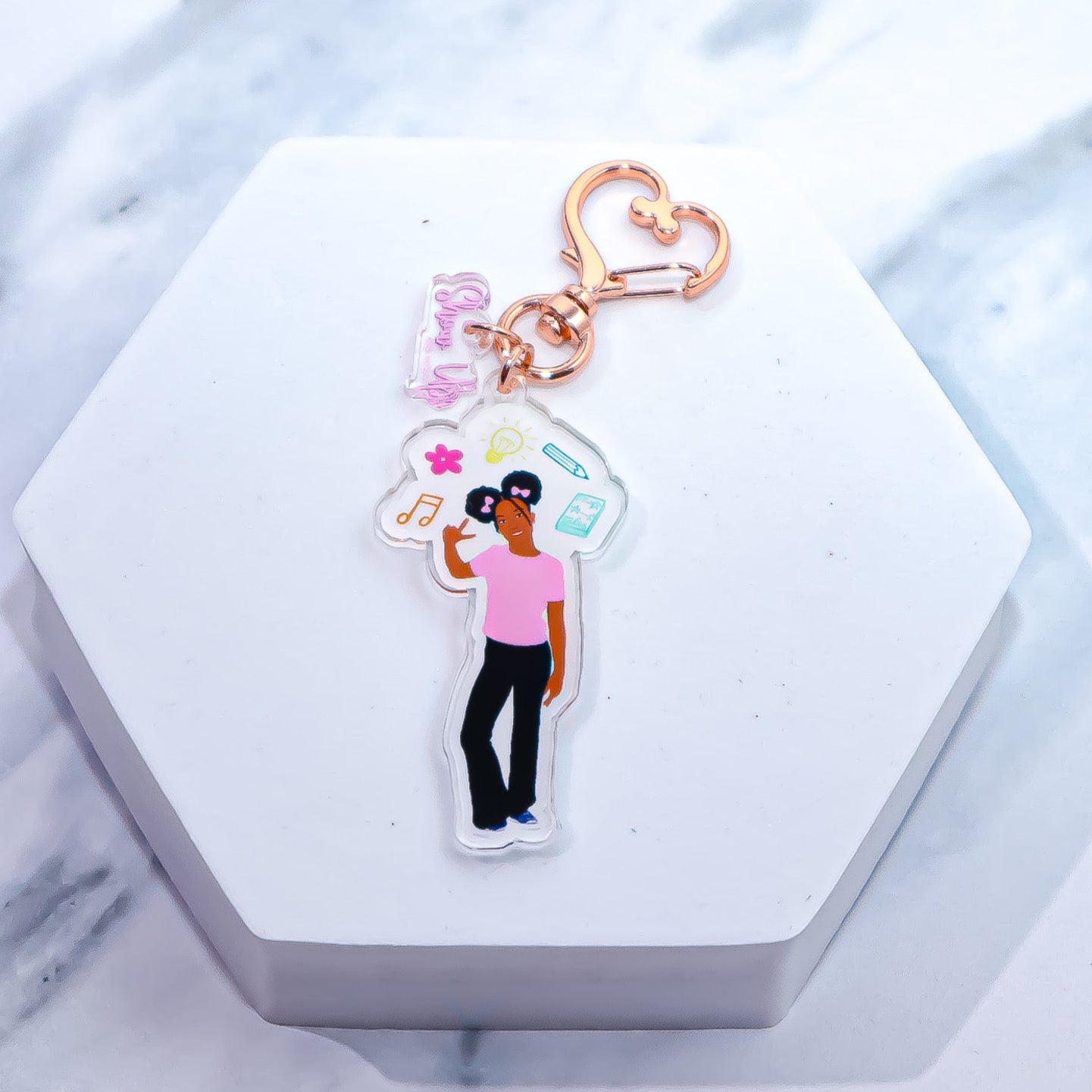 'Believe' Acrylic Keychain