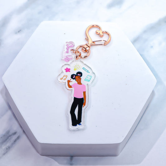 'Believe' Acrylic Keychain